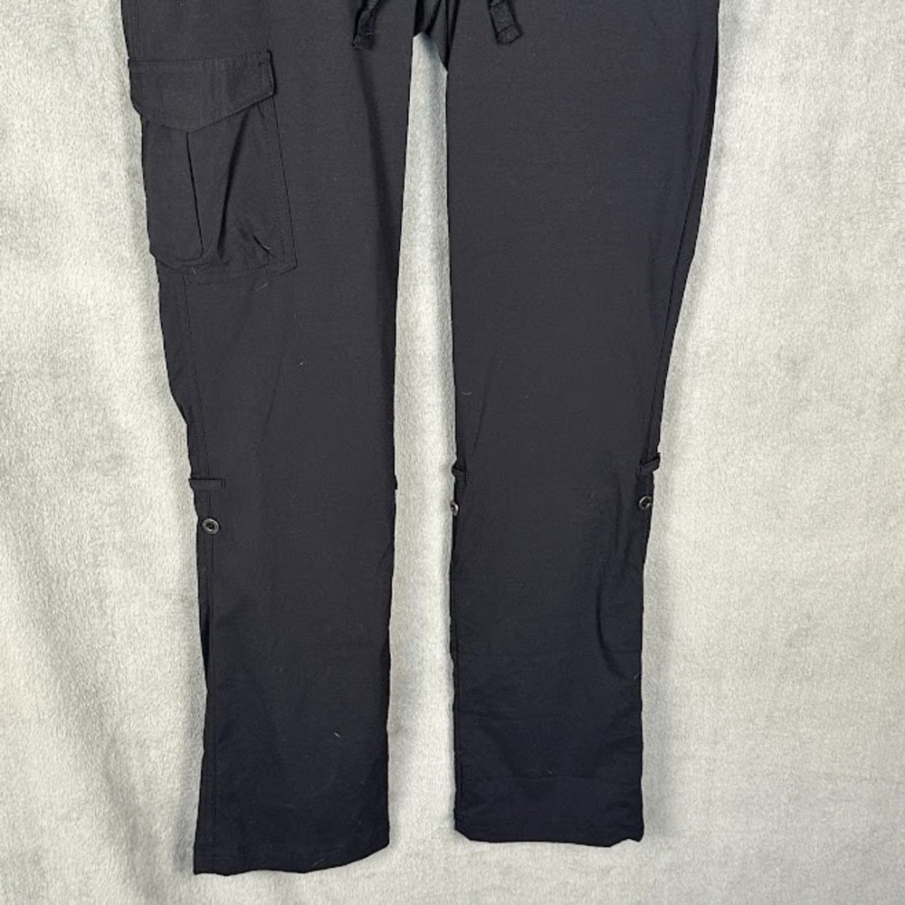 Columbia Pants Womens 2 Black Omni-Shield Straight Leg Roll Up Stretch Outdoor - Picture 3 of 13